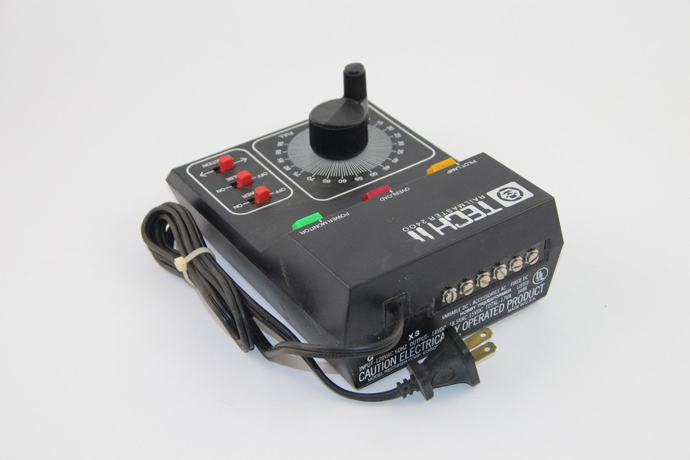 MRC Tech II Railmaster 2400 Model Train Controller Power Pack HO/N Scale