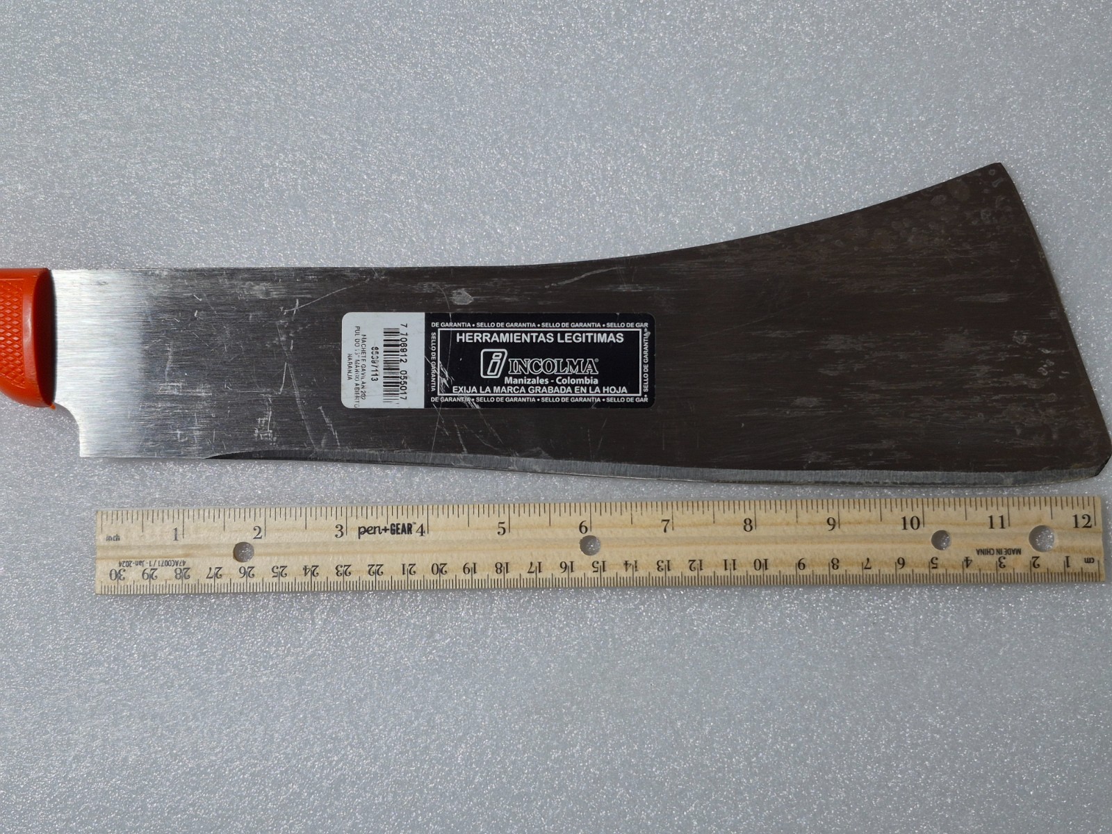 Colombian Gavilan De Incolma SA Machete Knife 13" Cane Machete