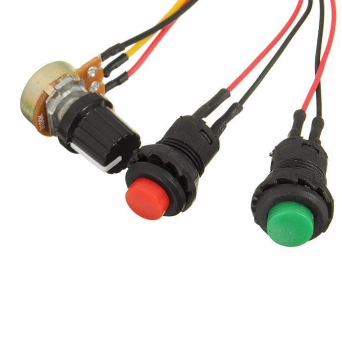 DC6V 12V 24V PWM DC motor speed controller forward and reverse switch controller