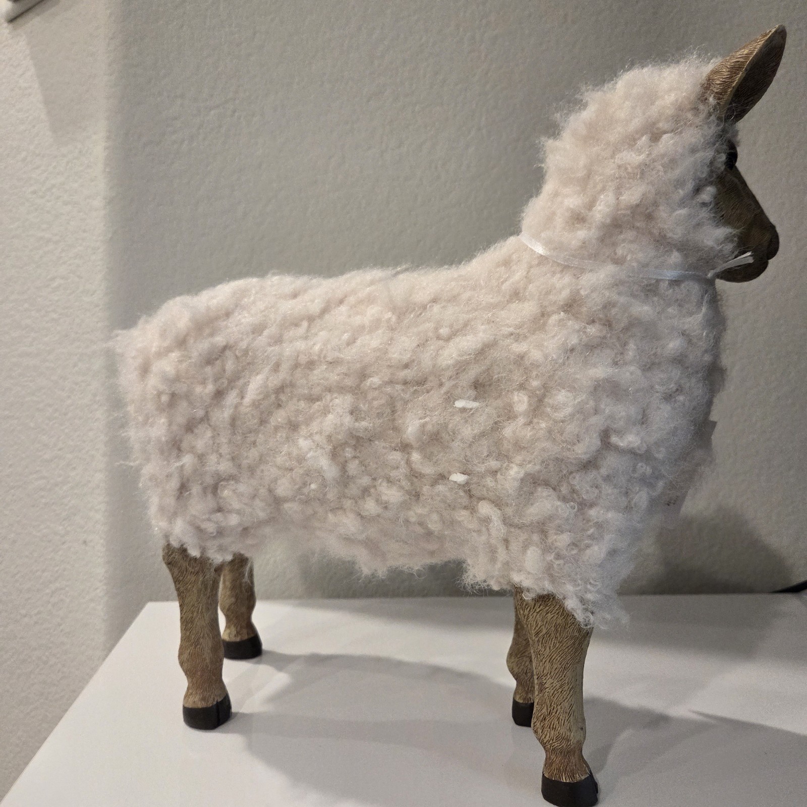 Standing Lamb/Sheep The Farmhouse By Rachel Ashwell 12 Inches Easter Decor