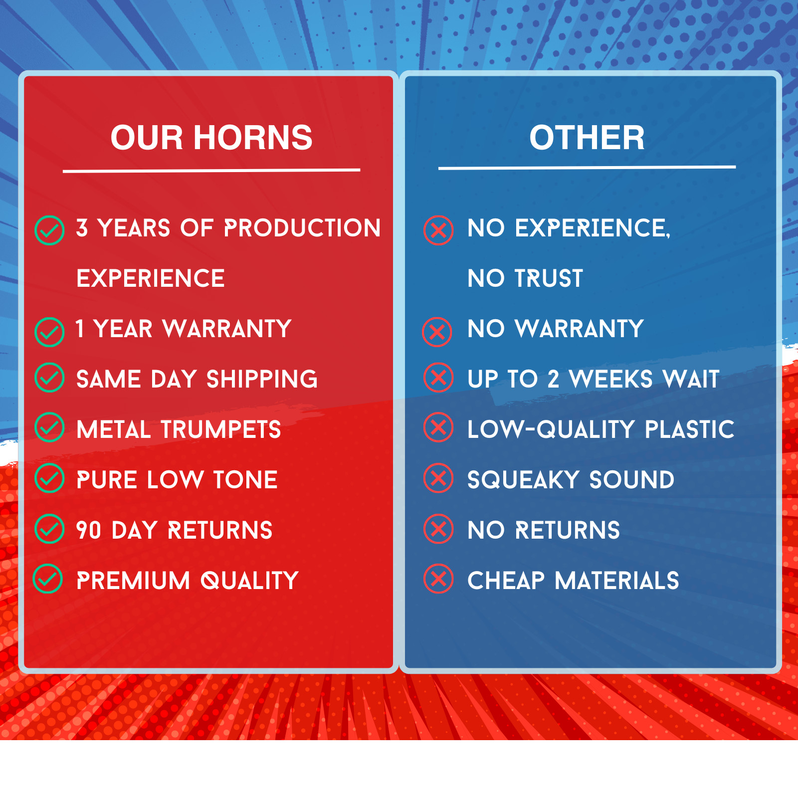 Premium Ryobi 18V Impact Drill Train Air Horn with Remote Control | Quad 4