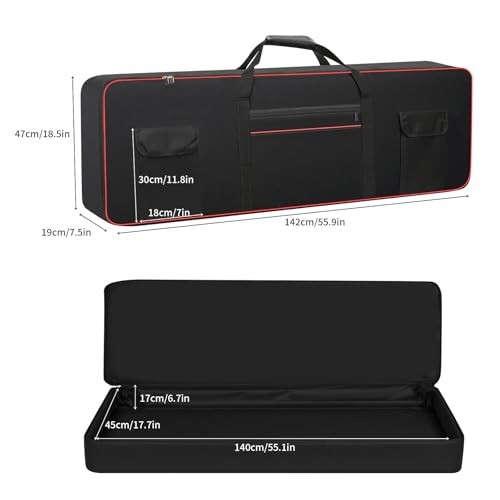 88 Key Keyboard Case(Inner dimension: Large 88 Key Bag
