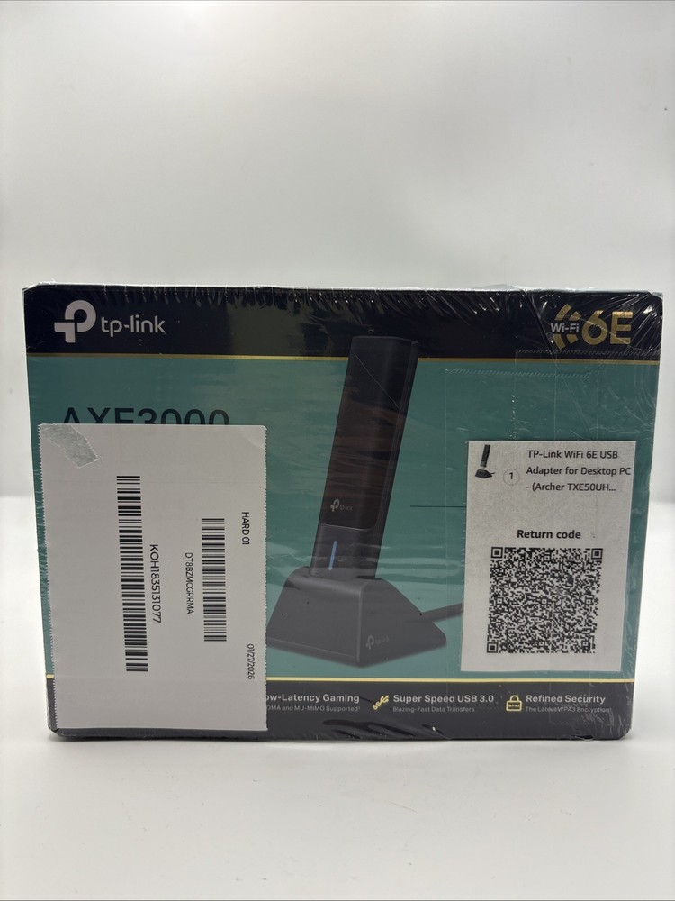 TP-Link AXE3000 Wi-Fi 6E Wireless USB Adapter *Sealed*