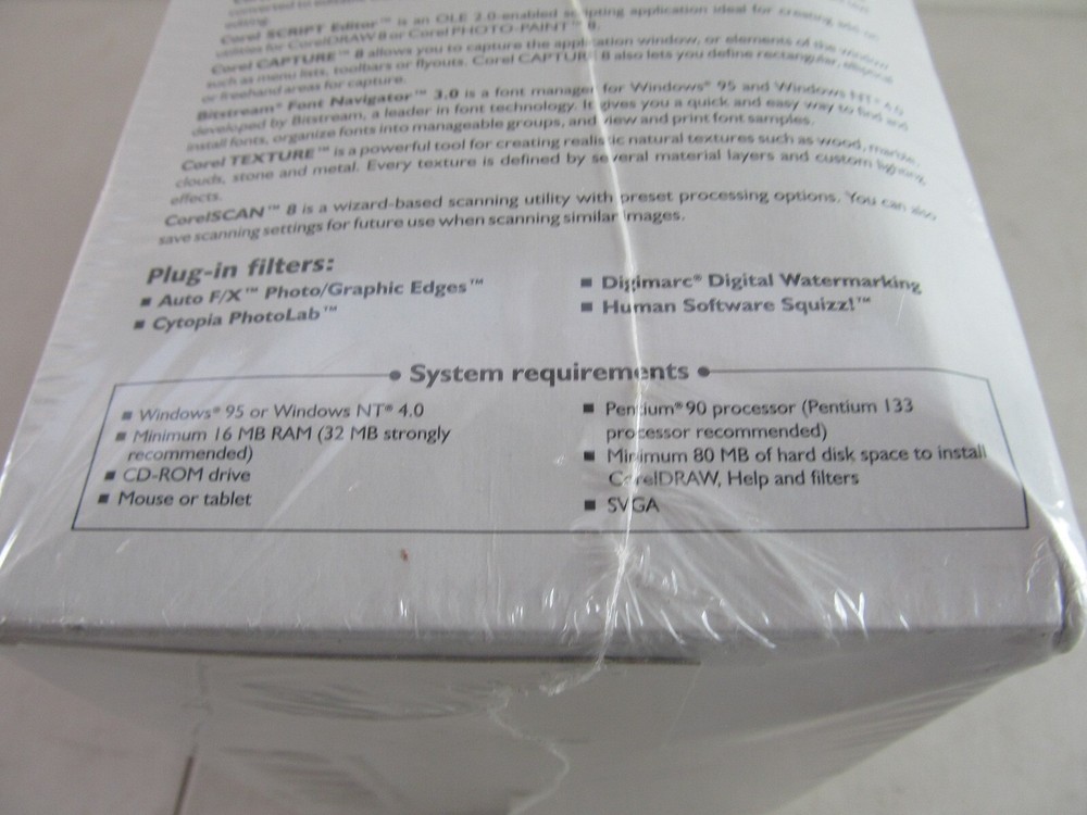 Coreldraw 8 New, Sealed Box