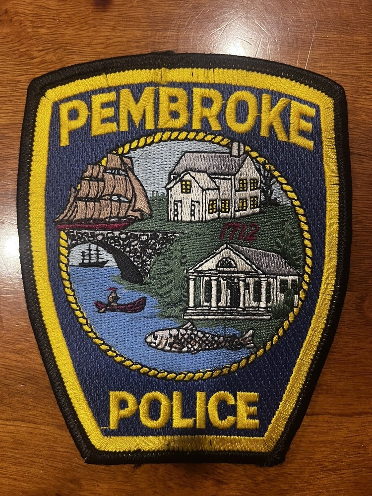 Pembroke, Massachusetts Police Patch ￼