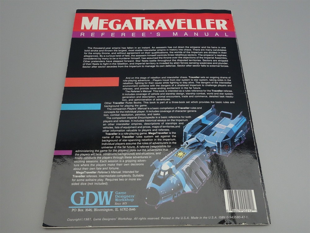 MegaTraveller: Referee's Manual (GDW)