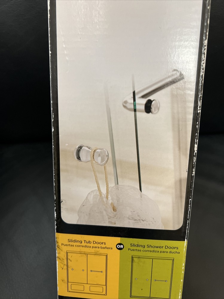 Delta Simplicity Handle with Knobs for Sliding Shower or Bathtub Door in Chrome