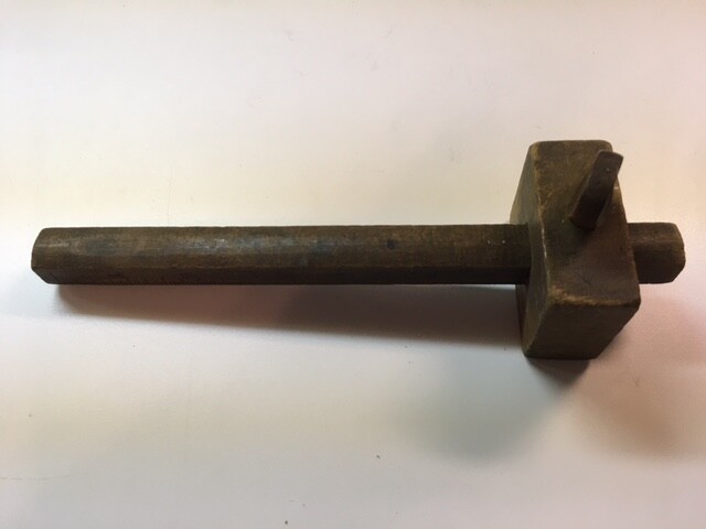 Antique Primitive Solid Wood Marking Gauge Tool