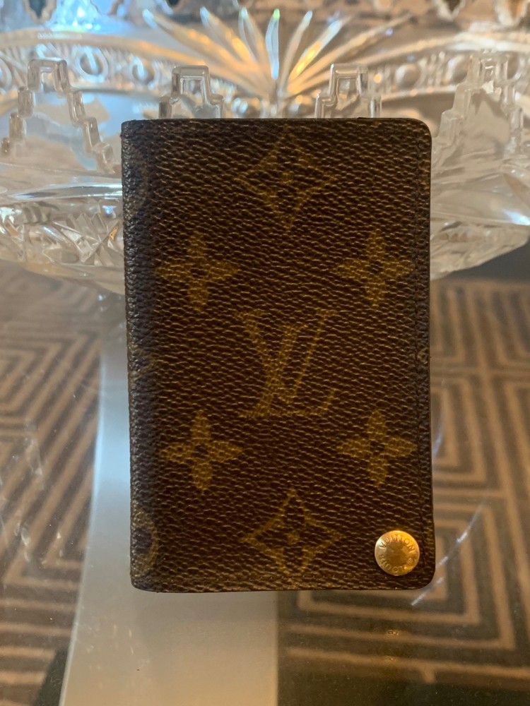 Authentic Vintage Louis Vuitton Monogram Pression Cards Case !