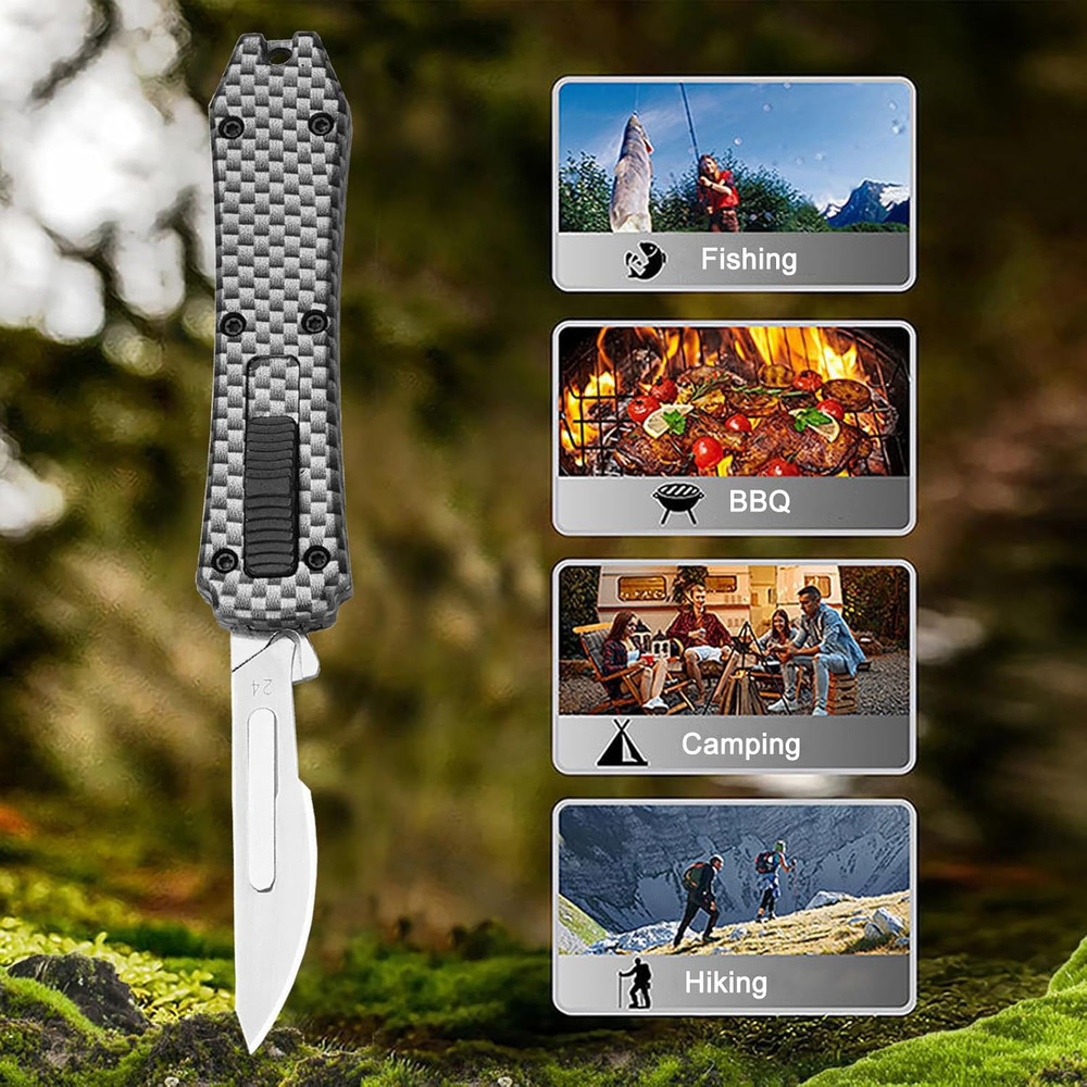 Switch Blades Utility Knife, Automatic Knife Push Button, Retractable Utility Kn