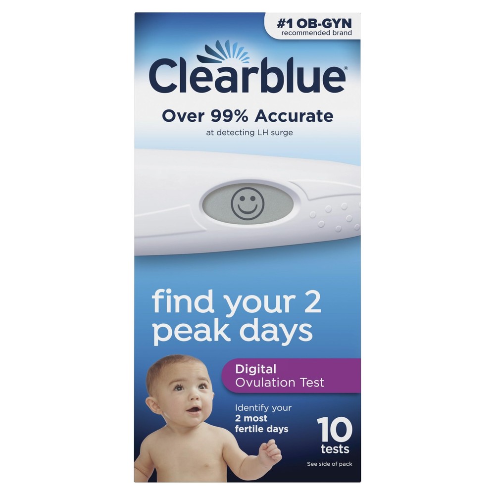 Clearblue Digital Ovulation Test, 10 Count**05/2028**
