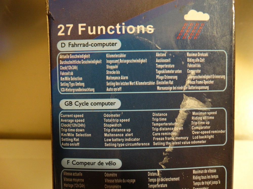 SunDing Bicycle Computer SD-563A