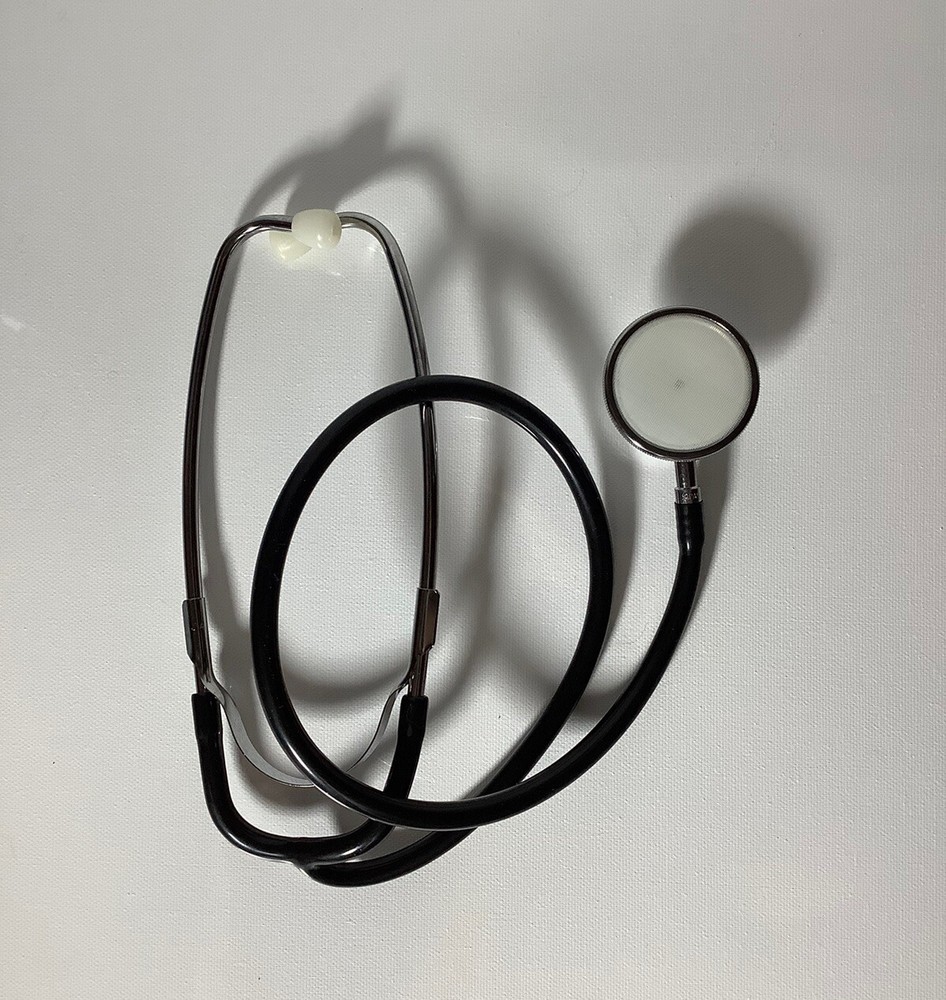 Dual Head Stethoscope - Black
