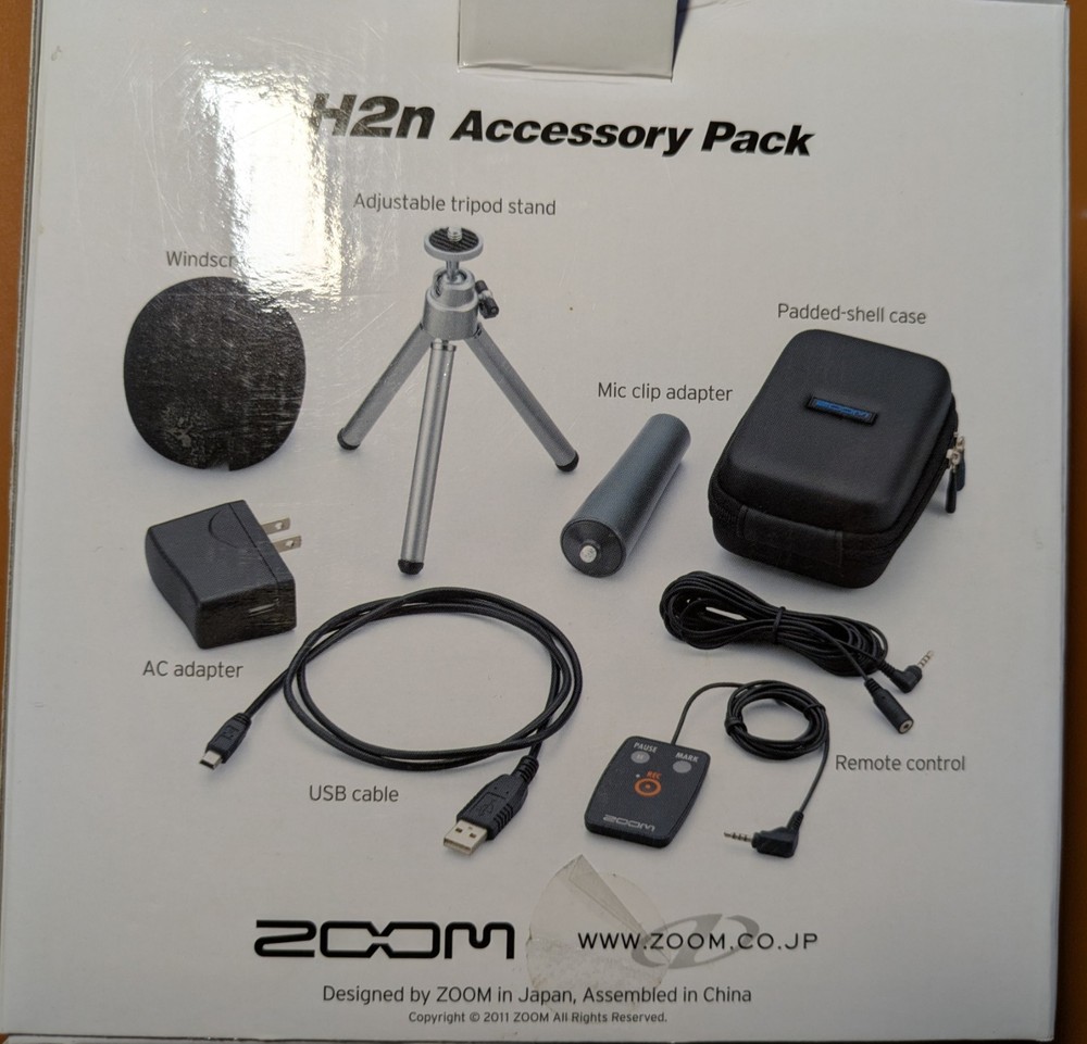 Zoom H2n Accessory Pack