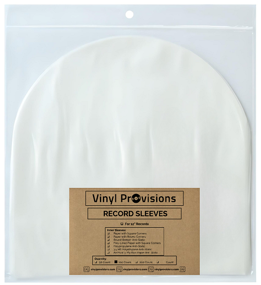 Anti-Static Round Bottom Inner Record Sleeves 50 | 100