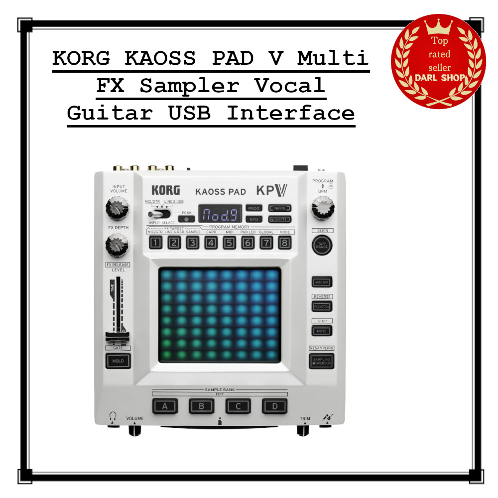 KORG KAOSS PAD V Multi FX Sampler Vocal Guitar USB Interface