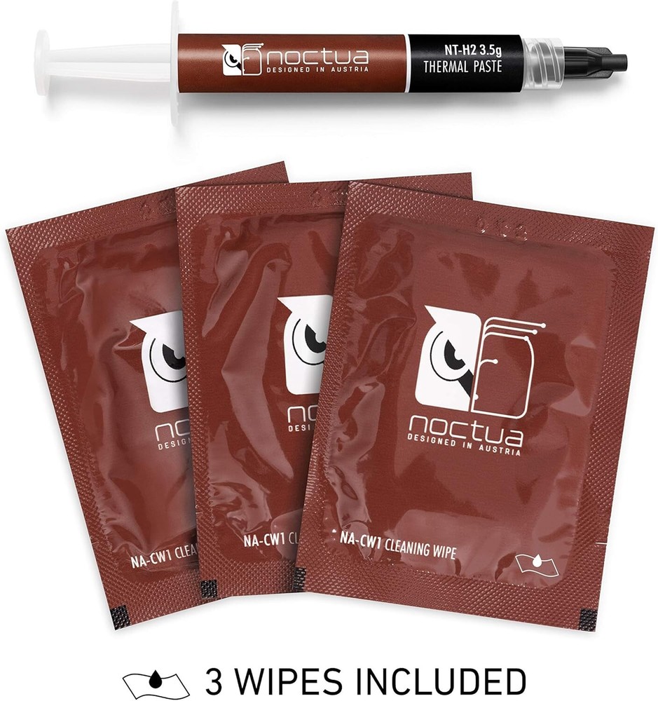 Compact Thermal Paste with 3 Cleaning Wipes - Maximize Desktop Performance 3.5g