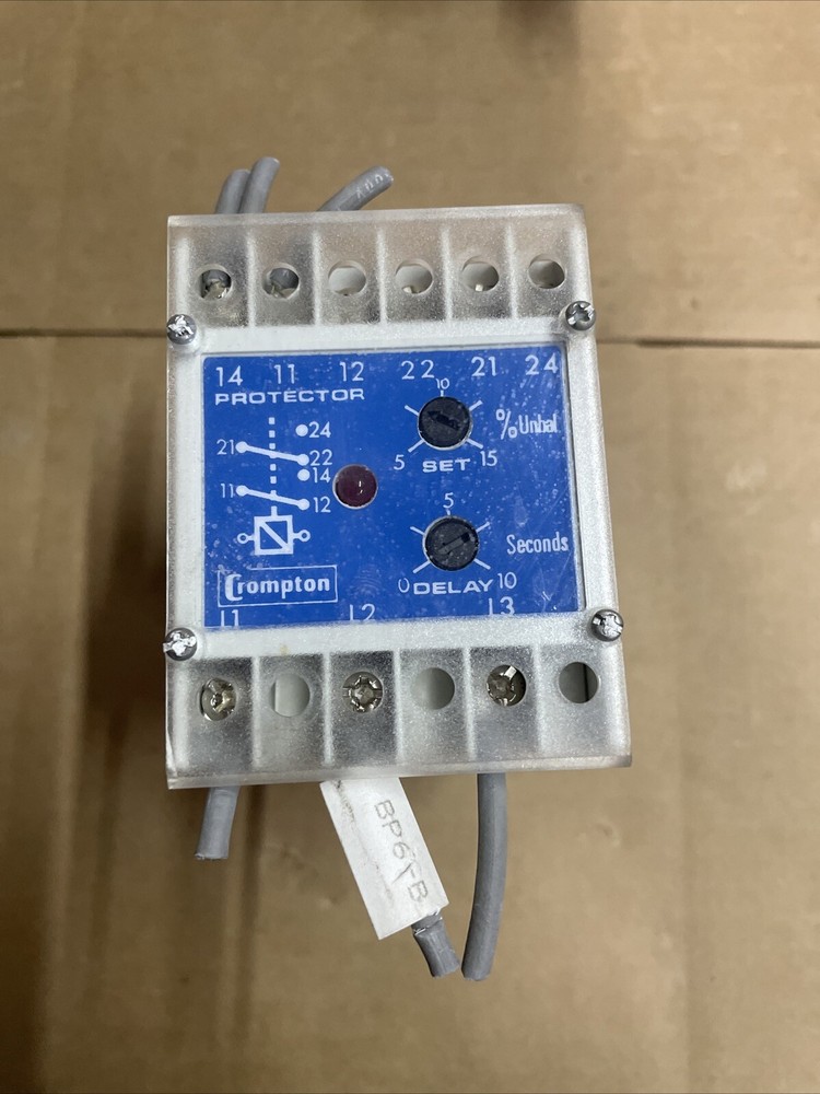 Crompton 252-PSGU Time Delay Relay 480V INPUT-5AMP-250V