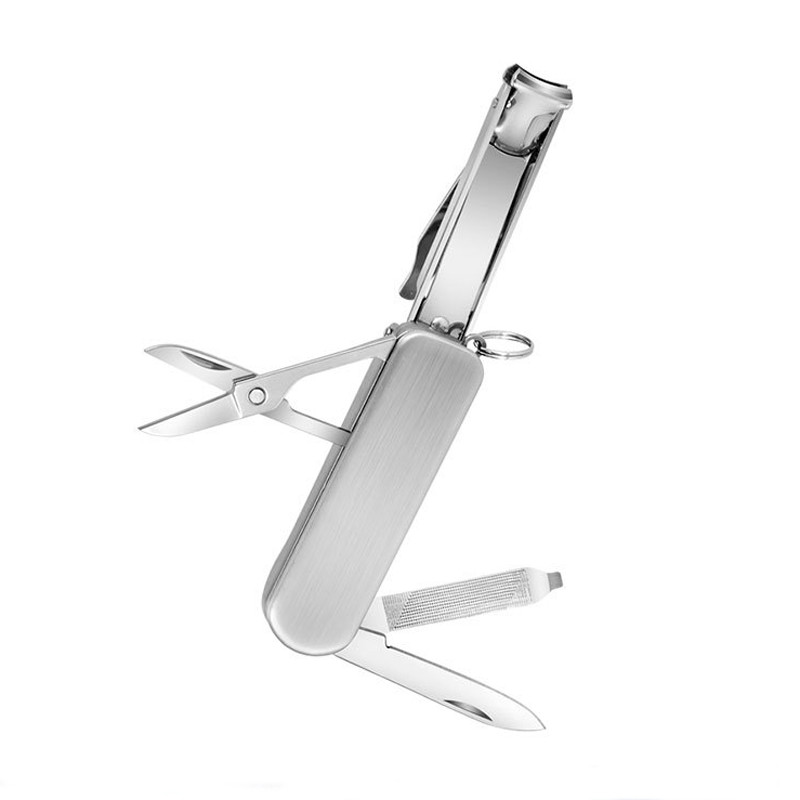 EDC Keychain Multi Tools Nail Clippers Pocket Folding Fingernail Cutter Tools