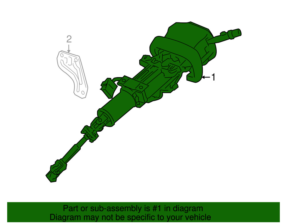 Genuine GM Steering Column 15918404