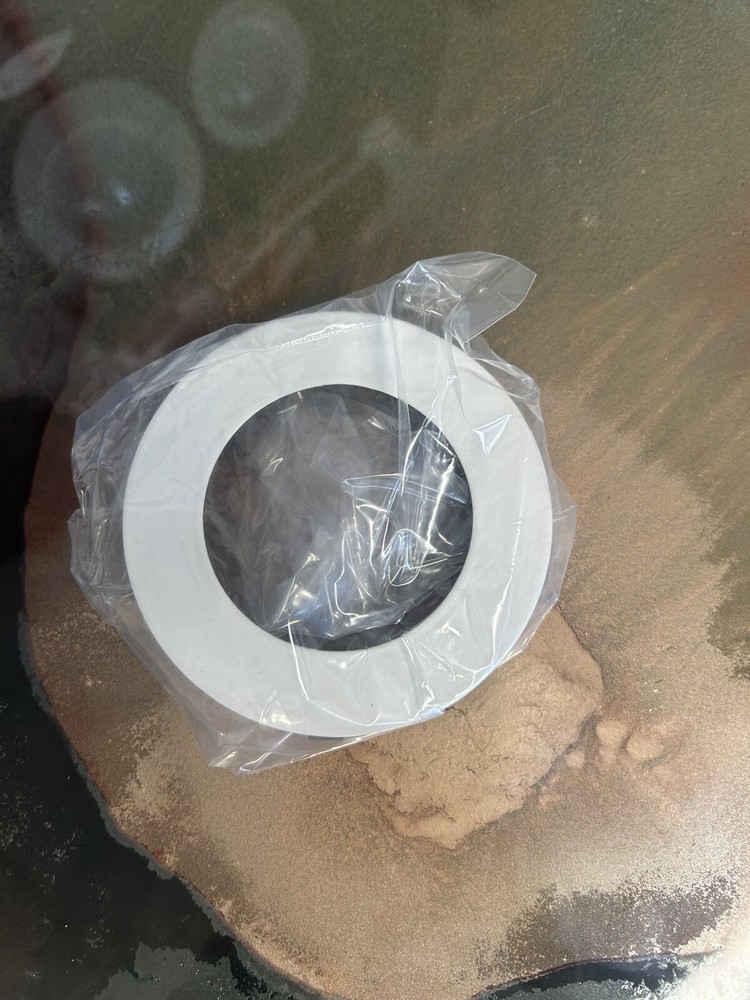 Element 4 Inch Round Flangeless Flat Trim E4RLF-OW