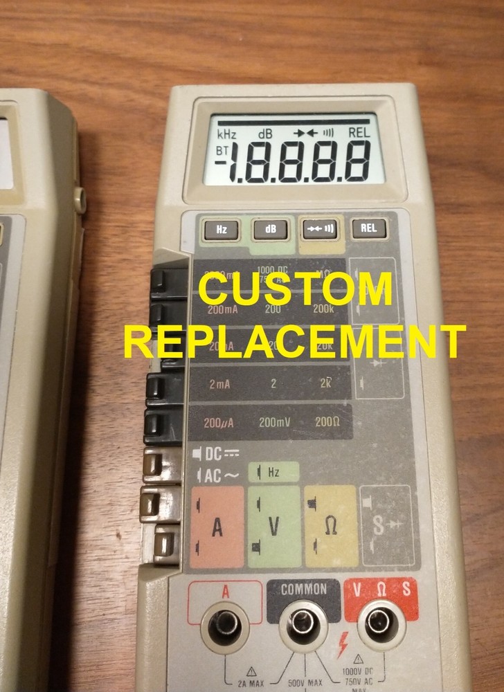 Fluke 8060A Replacement Display (custom designed, non-Fluke part)