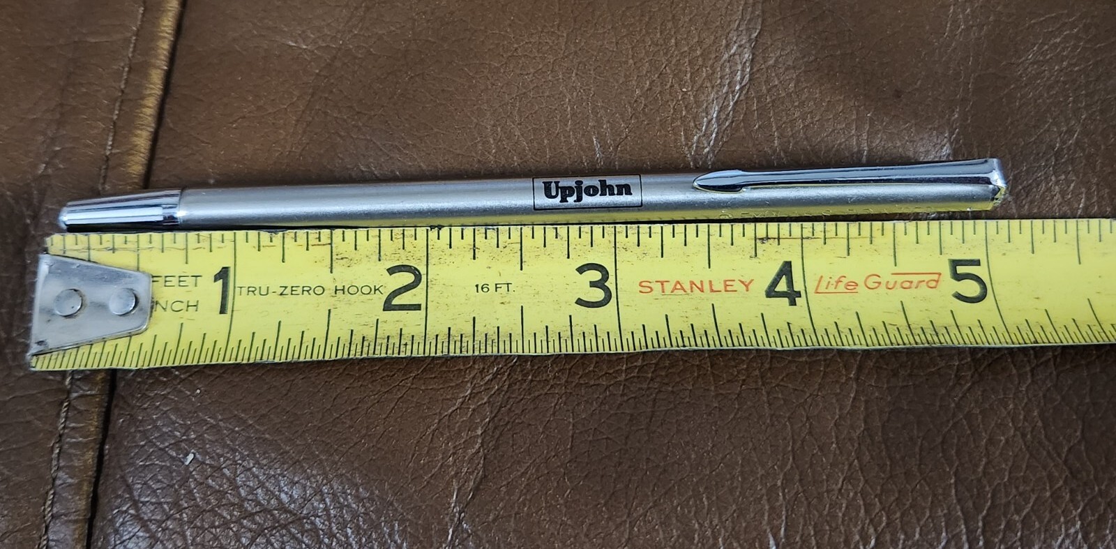 Vintage Pen Sized Telescoping Pointer 25" Upjohn Pharmaceutical Co. Advertising