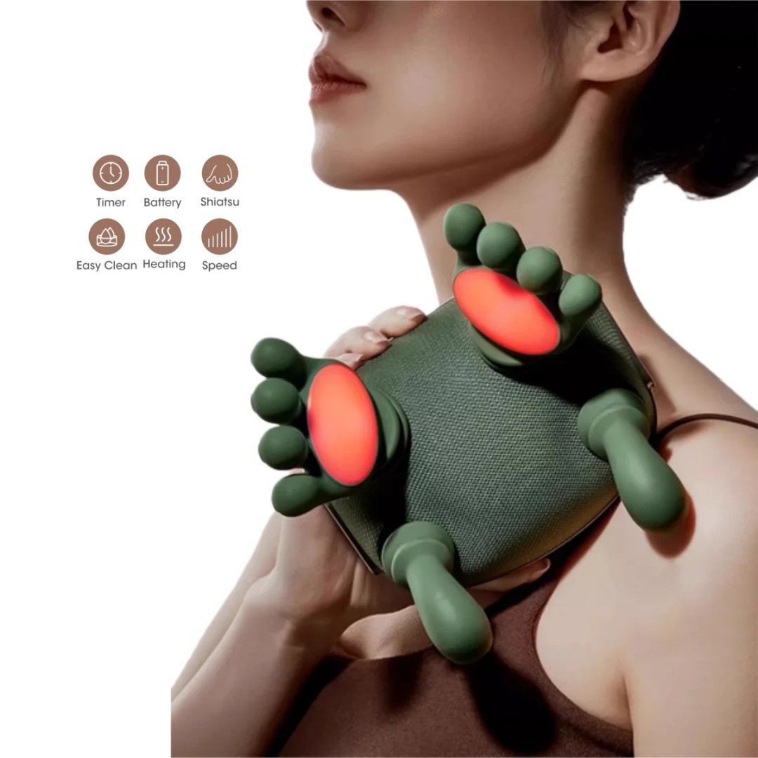 The Handiva Massager with Heat Neck Massagers, Deep Tissue 3D Kneading Shiatsu