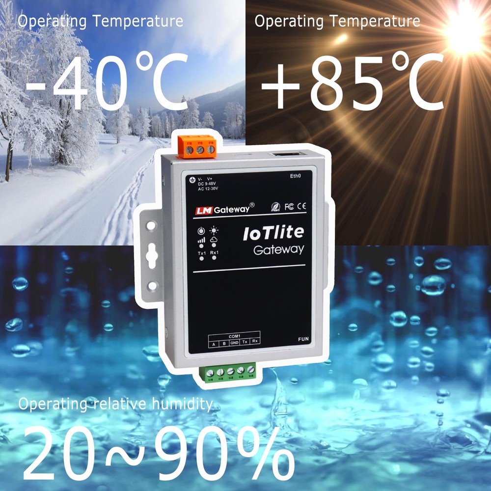 LM Gateway 101- IoTLite 、IoT Data to The Cloud，Support for Modbus, BACnet, OP...