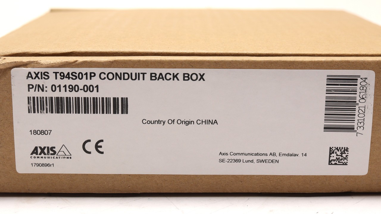 Axis T94S01P Conduit Back Box