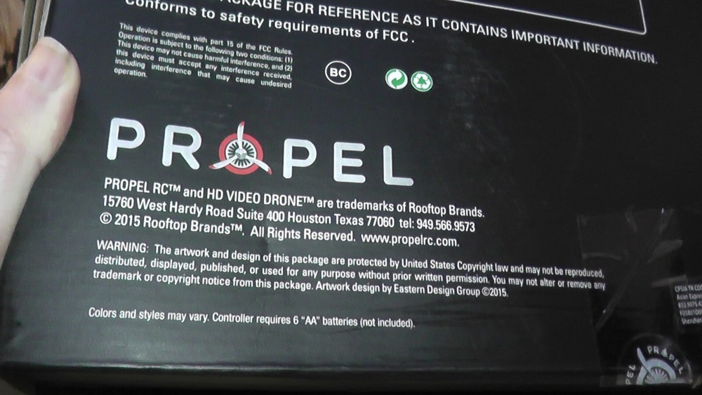 drone propel hd video drone 2015 rooftop