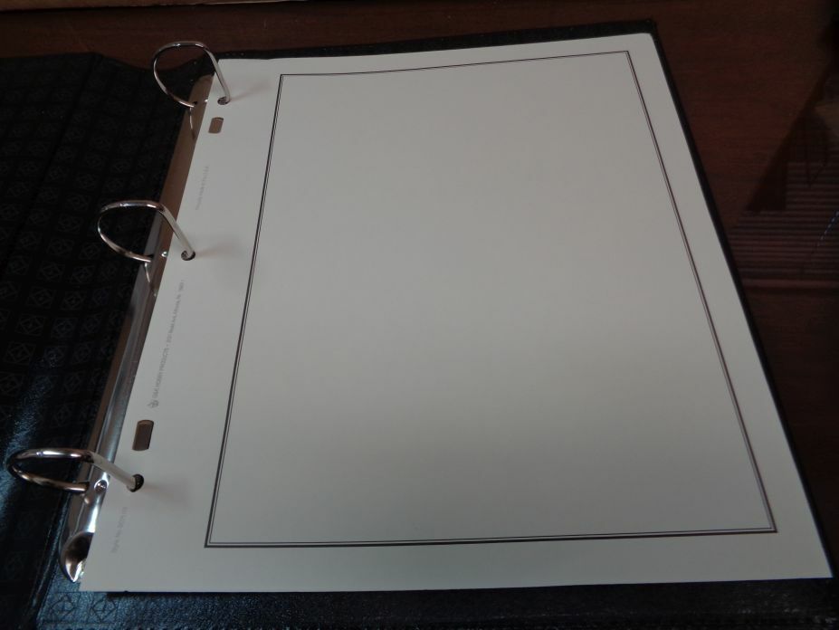 Lighthouse GRANDE Large 3-ring binder & case for Stamp album Collections NEW