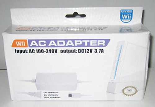 Wii AC Adaper Nintendo Power Cable US Version NEW!