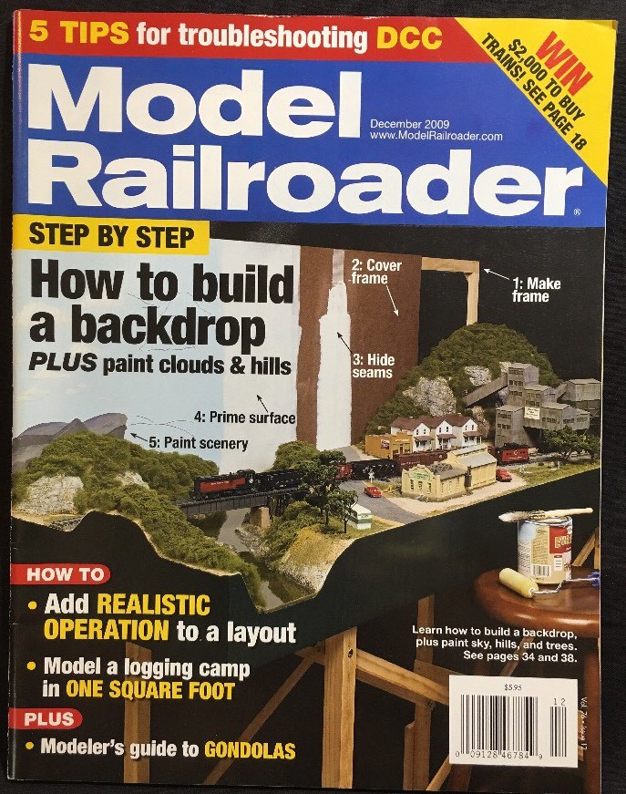 Model Railroader Magazine December 2009