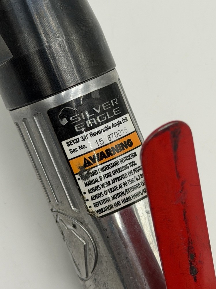 Matco SE137 Silver Eagle 3/8” Right Angle Air Drill Reversible Pneumatic Tested
