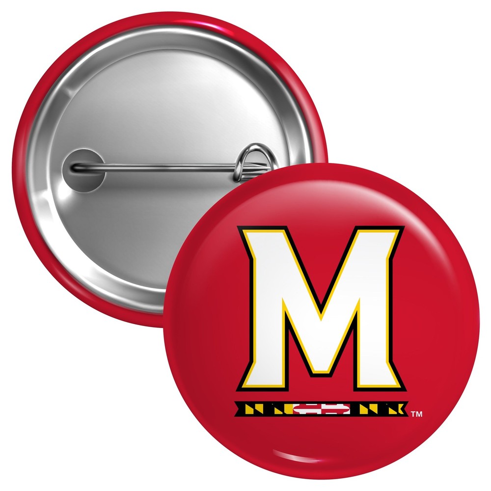 Maryland Terrapins Button Pin - 3 Size Options