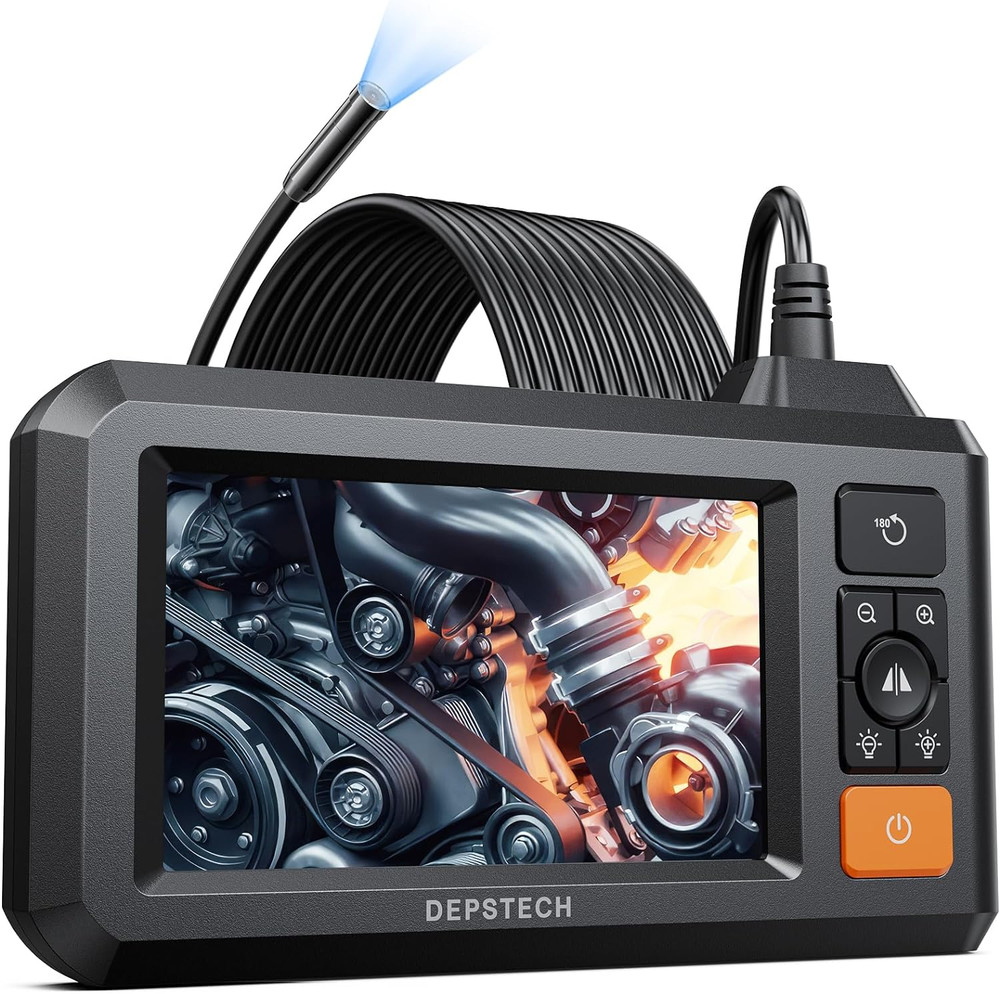 Industrial Borescope with  Bluart 3.0 Tech, HD Digital Endoscope Camera Light, I