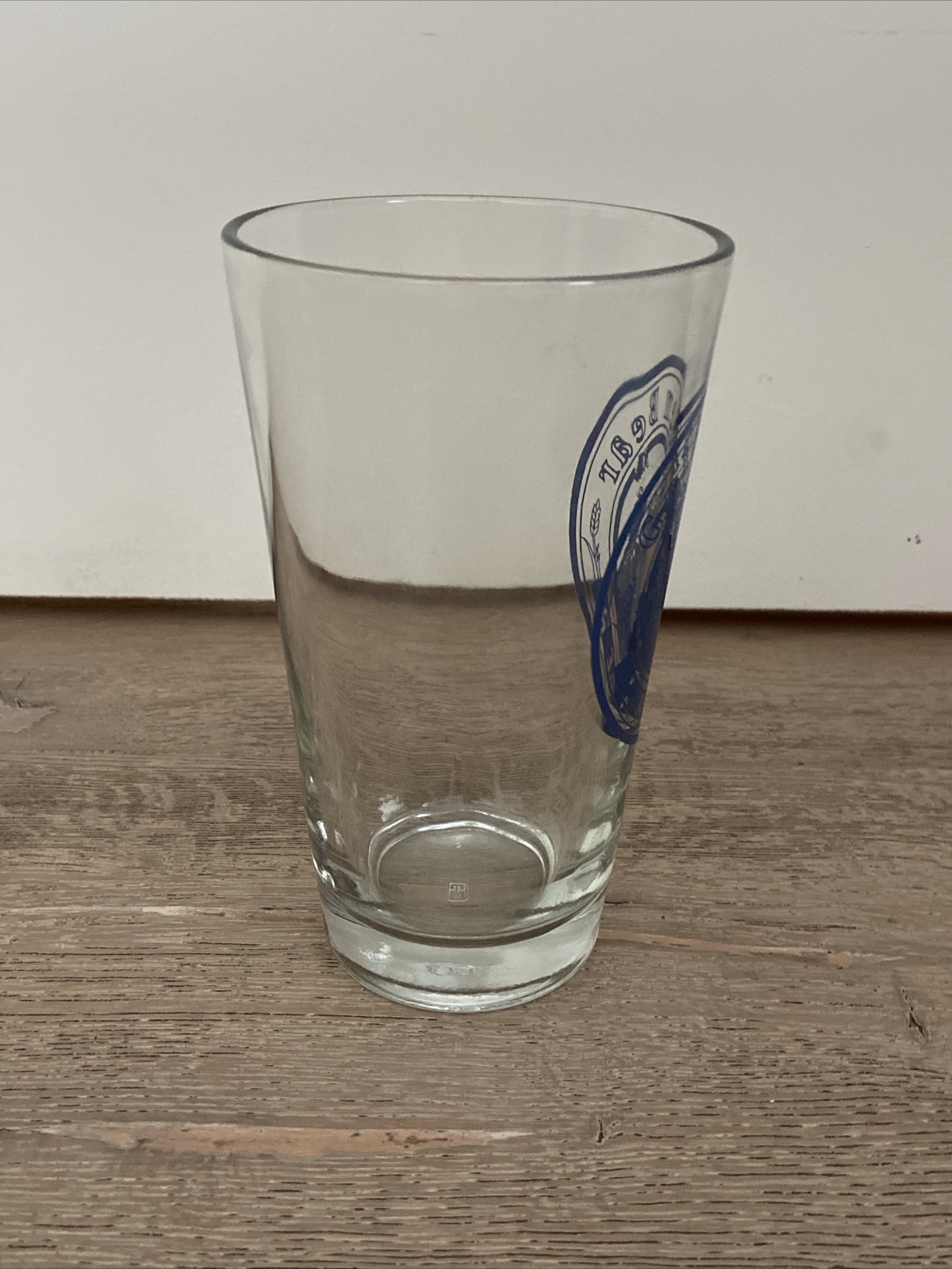 Vintage Golden Bear Lager Beer Pint Glass Golden Pacific Brewing Berkley CA