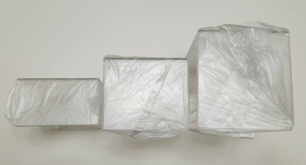 1 Case - 10 Sets - Agaci Clear Display Risers - 3 Per Set - Nesting Risers.