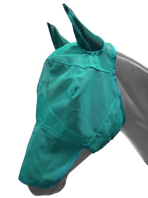 Showman ® Long Nose Mesh Rip Resistant Fly Mask With Ears