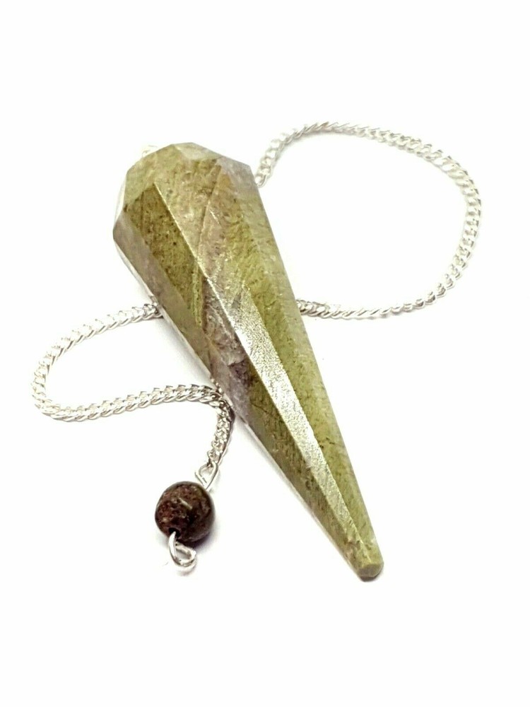 Vesuvianite Pendulum Gemstone Crystal Dowsing Quality Gemstone Divination Tool