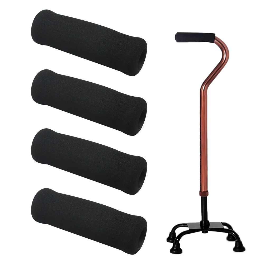 4Pcs Cane Replacement Hand Grip Replacement Walking Cane Hand Grip Walking Ca...