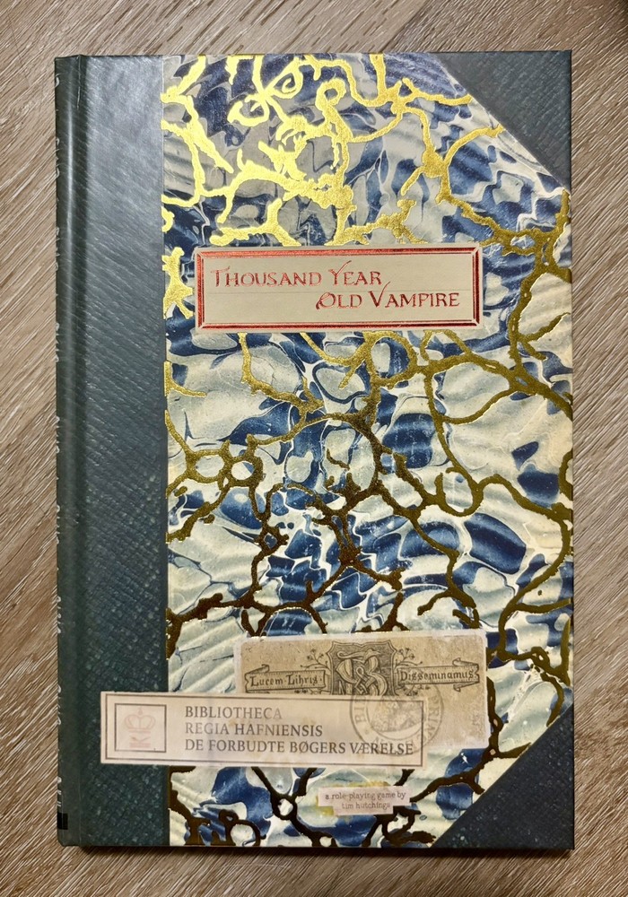 Thousand Year Old Vampire ttrpg solo game book