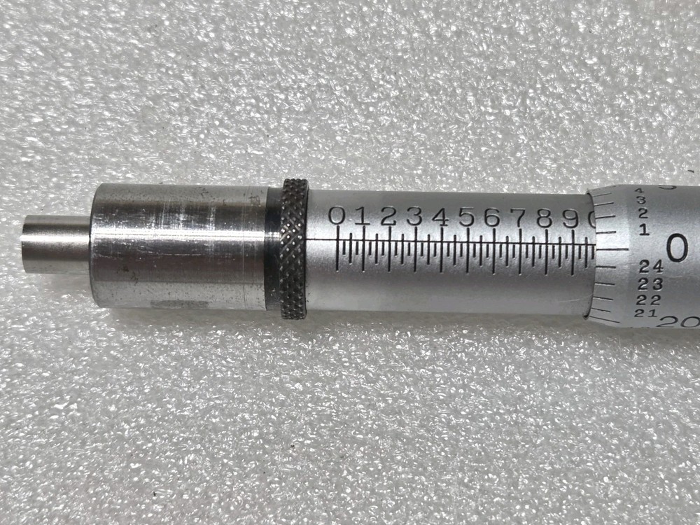 Starrett 263 Micrometer Head, 0- 1" Range, 0.0010 Grad, Flat Spindle Face NICE