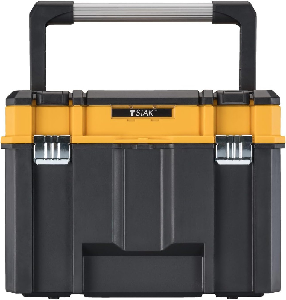 DEWALT TSTAK Tool Box, Deep, Long Handle, Extra Large Design, Fixed Divider