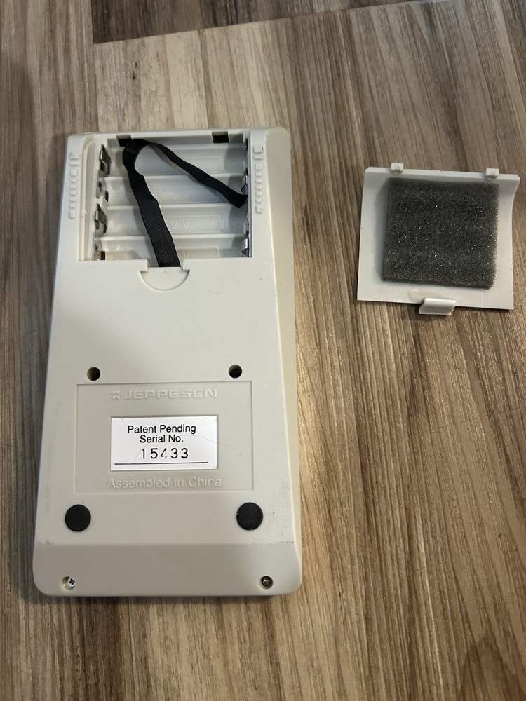 Jeppesen TechStar Electronic Flight Computer w/ Case & Manual – Tested