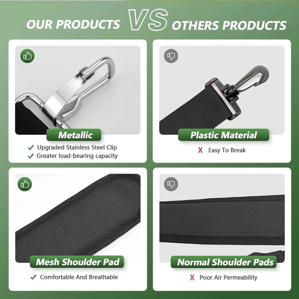 Weed Eater Shoulder Strap, String Trimmer Strap Compatible with EGO Stihl Ryobi