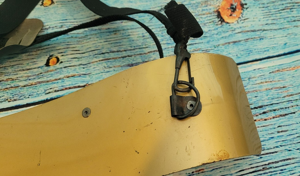 Arm Curl Blaster Work Out Bar Vintage Weider Leather Strap