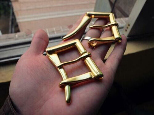 Solid Brass Quick Release Belt Pin Buckle for 1.5" Belt Buckles for Firemen