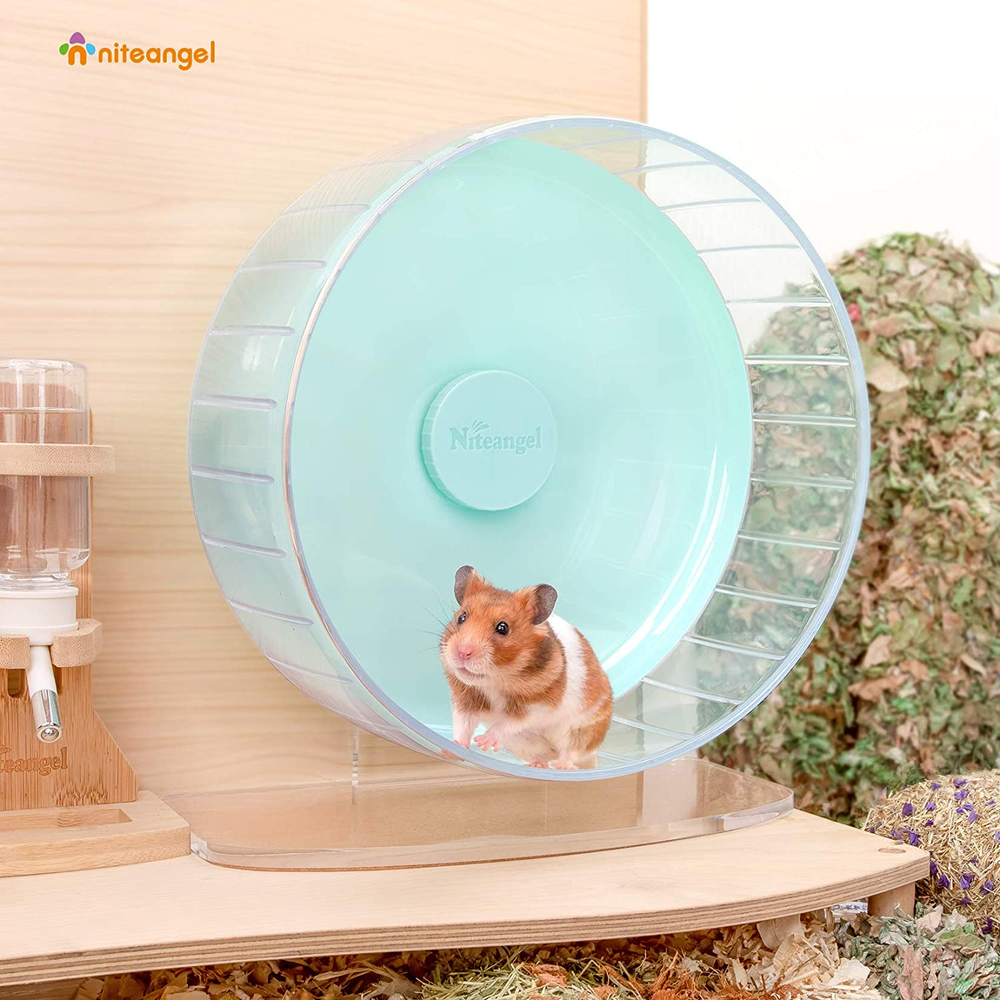 Super-Silent Hamster Exercise Wheels: - Quiet Spinner Hamster Running Wheels wit